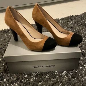 Brand new in box. Franco Sarto round toe heels.